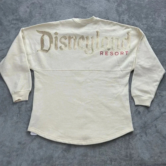 Disney Sweatshirt Adult Small Santa Mickey Mouse Sequin Christmas Spirit Jersey - Picture 9 of 11